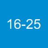 16-25 років