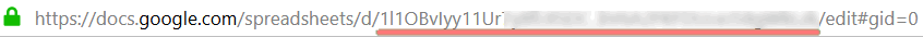 Визначення ID Google Таблиці