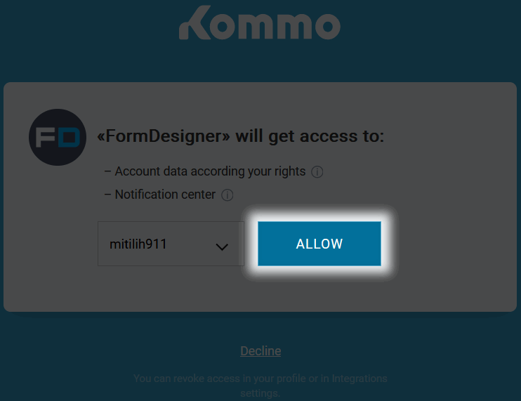 Модуль інтеграції Kommo 5